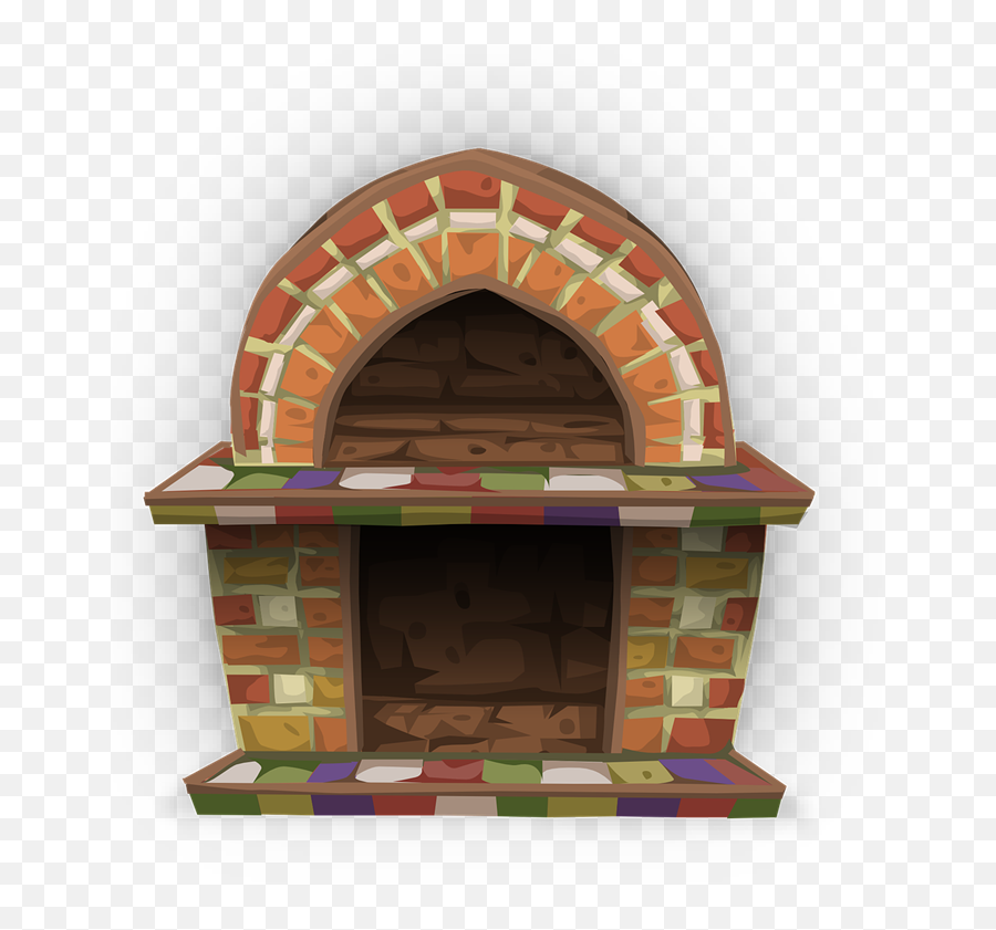 Free Fireplace Clip Art - Old Fireplace Png Emoji,Fireplace Emoji