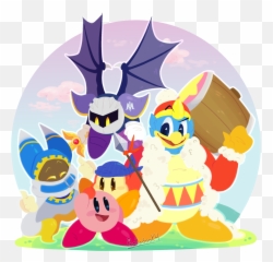 Kirbys Return To Dreamland - Cartoon Emoji,Kirby Thinking Emoji