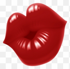 kiss lips bisous ftestickers Sticker by LaMusa - Red Lips Clipart Emoji