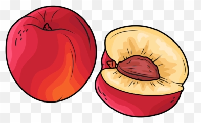 Nectarines Clipart - Nectarine Clipart Emoji,Passion Fruit Emoji