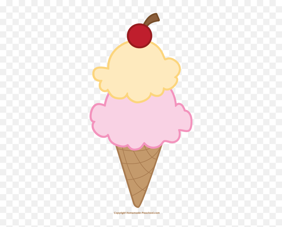 Ice Cream Cone Ice Creamne Clip Art Summer Clipart Image 5 - Clip Art Emoji,Ice Cream Sun Emoji