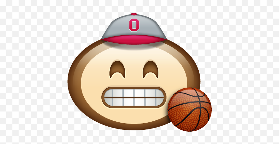 Ohio State Buckeyes Football Emoji,Emoji Basketball