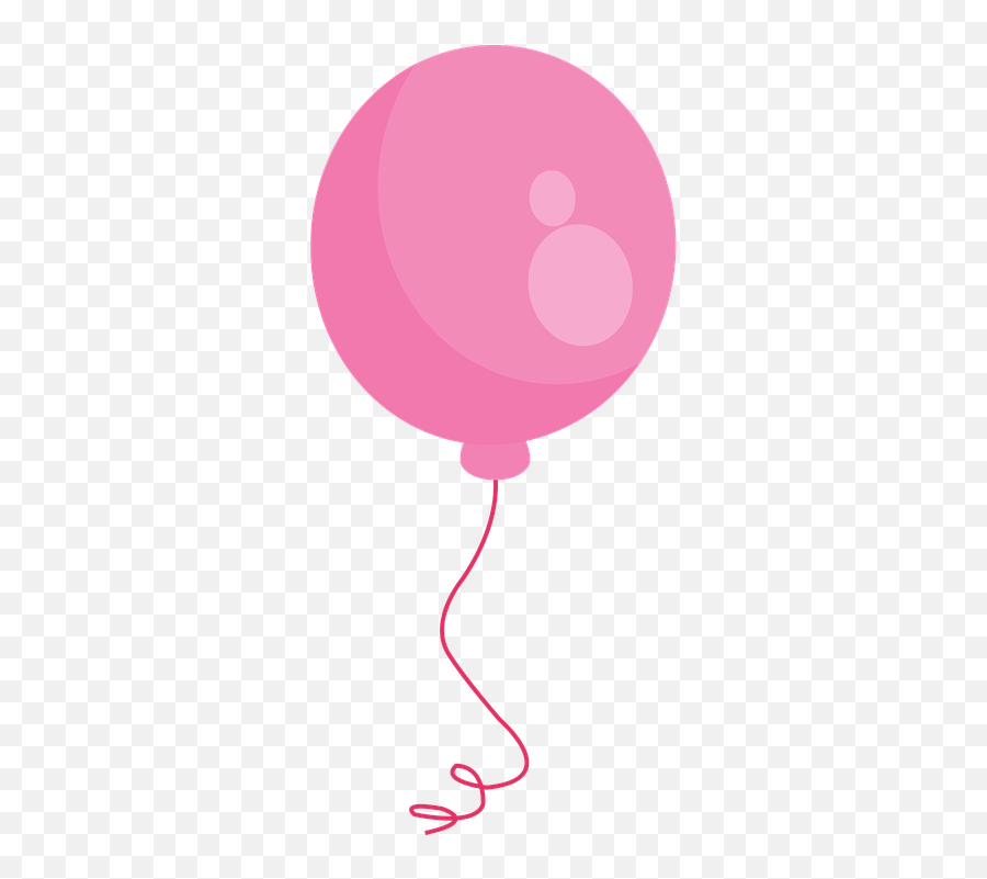 Balloon Party Celebration - Vetor Balão Rosa Png Emoji,Birthday Balloon Emoji