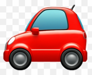 Emoji Car Auto Automobile Vechicle Bus Red Redcar Iphon - Emoji Auto,Car Emoji