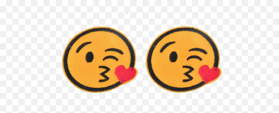 Parche Emoticono Beso - Smiley Emoji,Emoticon De Beso