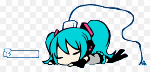 Top Anime Girl Begging On Her Knees Stickers For Android - Gif Hatsune Miku Chibi Emoji