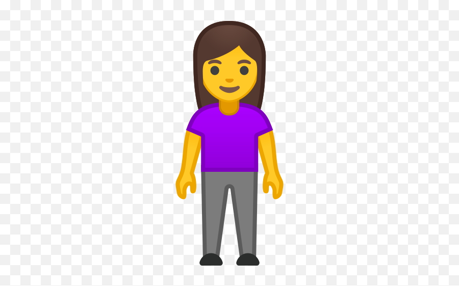 Woman Standing Emoji - Emoji De Meditação,Cross Arm Emoji