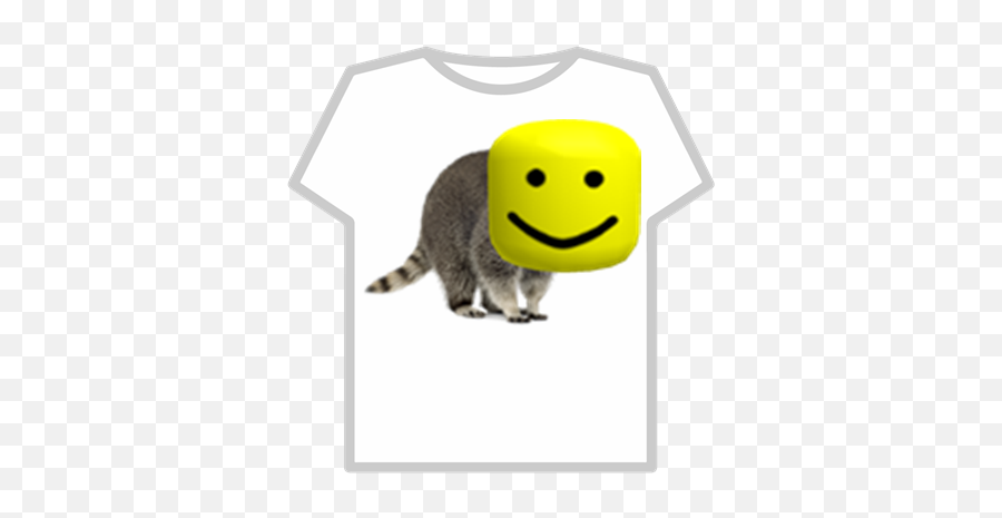 Big Head Raccoon - Roblox T Shirt Anime Emoji,Raccoon Emoticon