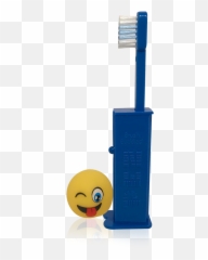 Brush Buddies Pez Poppin Emoji Silly - Baby Toys