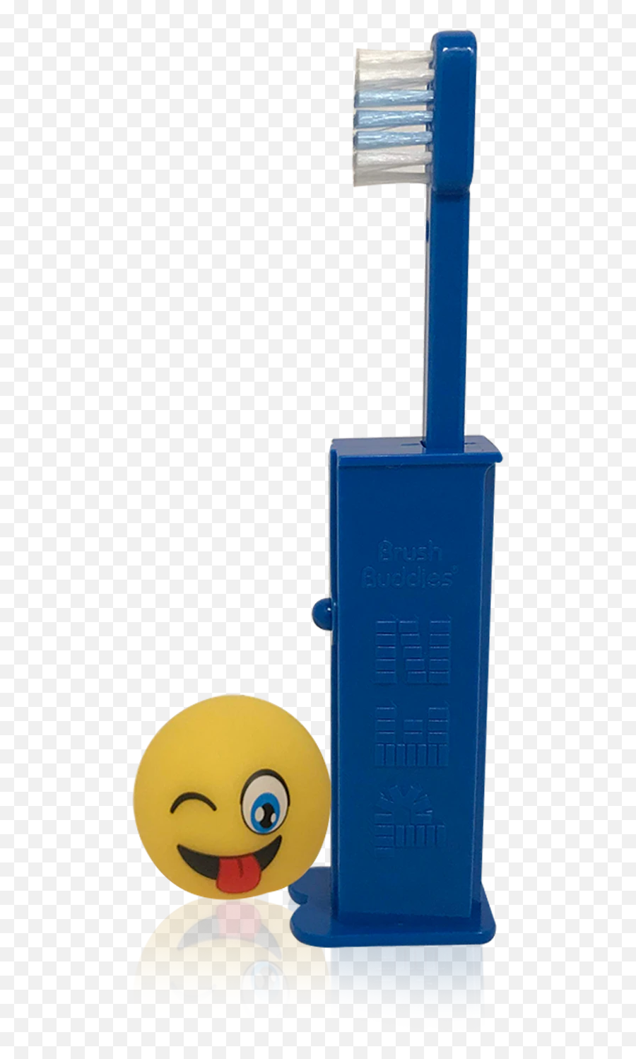 Brush Buddies Pez Poppin Emoji Silly - Baby Toys,Silly Face Emoji