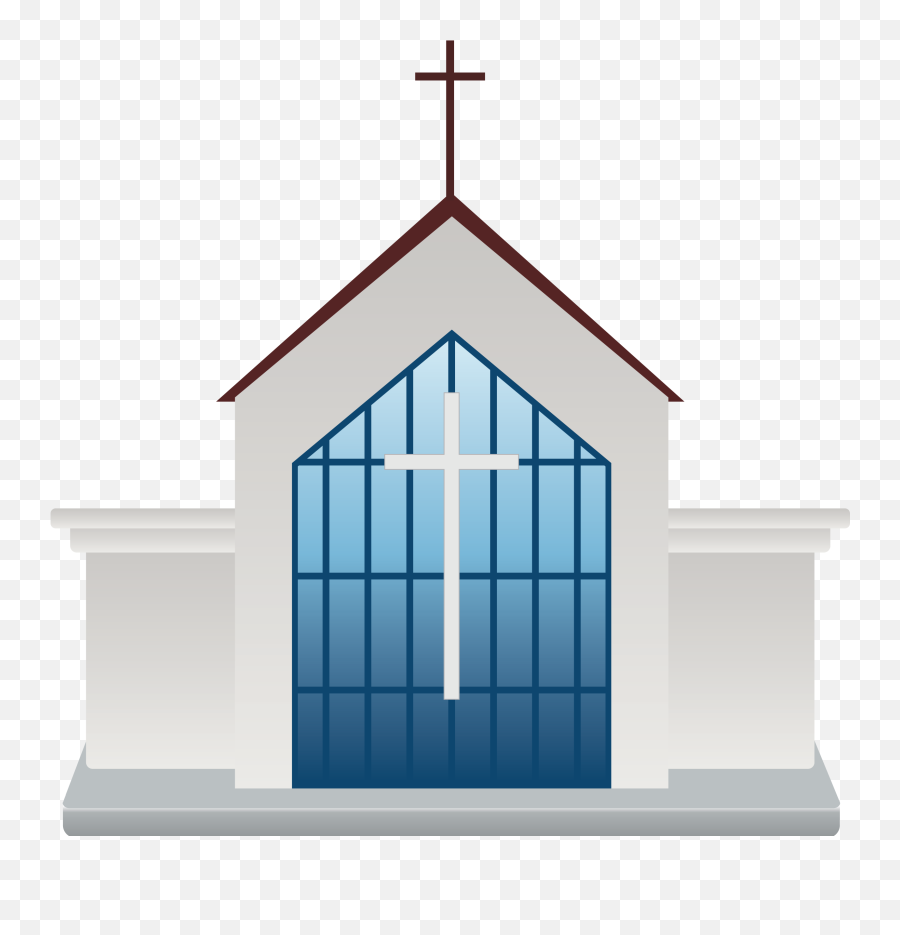 Clipart Snow Church Transparent - Church Building Cartoon Png Emoji,Church Emoji