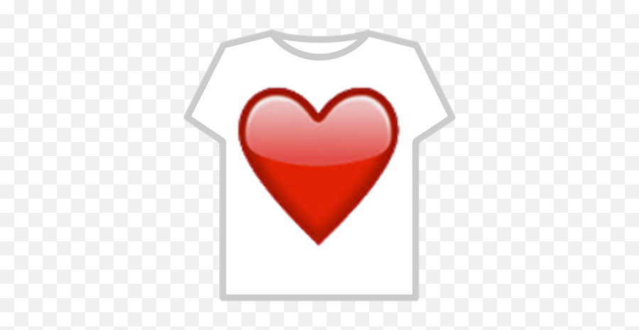 Red Heart Emoji - Hacked T Shirt Roblox,Red Heart Emoji Png