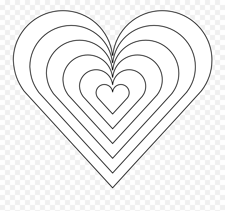Rainbow Hearts Coloring Pages - Rainbow Heart To Color Emoji,Rainbow Hearts Emoji
