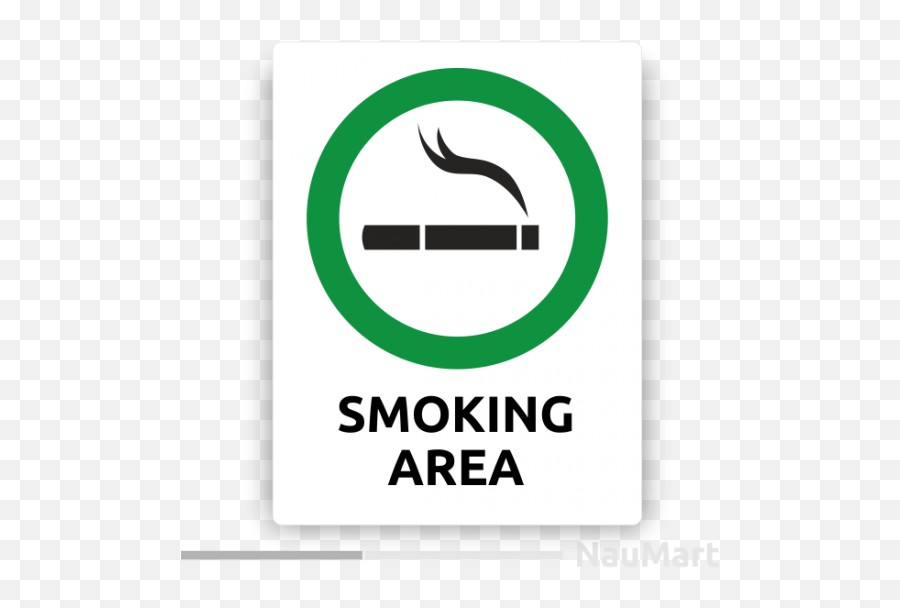 Smoking Area Prohibition Warning Sign Sticker Decal - Sign Emoji,Radiation Emoji