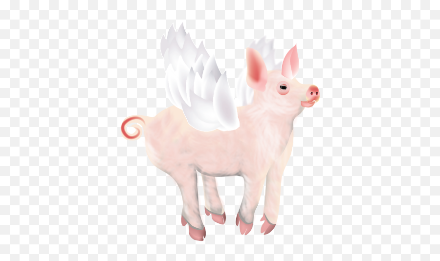 Flying Heart Transparent Png Clipart - Domestic Pig Emoji,Flying Pig Emoji