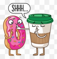 Sticker Maker - Donut and Coffee Clip Art Emoji