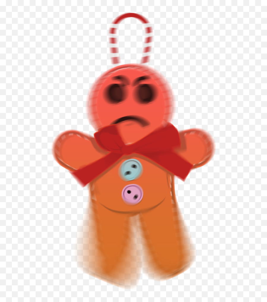 Angry Gingerbread Emoji - Soft,Emoji Toys