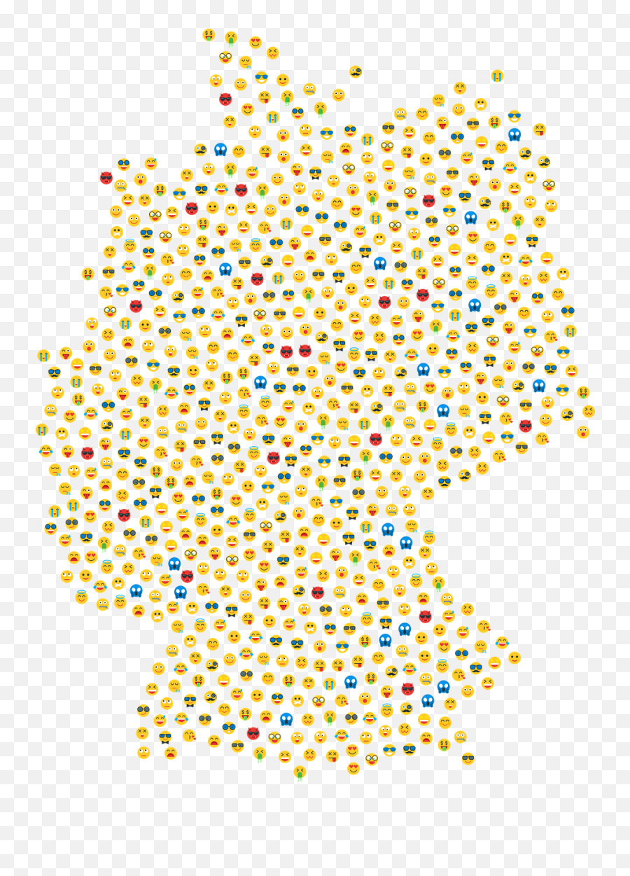 Germany Emoji Emoticons - Pop Art Texture Overlay,420 Emoji