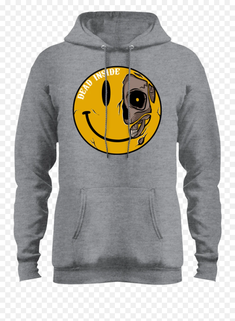 Dead Inside Core Fleece Pullover Hoodie - Todd White 420 Shirt Emoji,Dead Emoticon