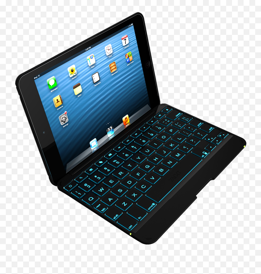 Zagg Intros Backlit Zaggkeys Cover And Folio Keyboards For - Zagg Keys Ipad Mini Folio Emoji,Ipad Emoji Keyboard
