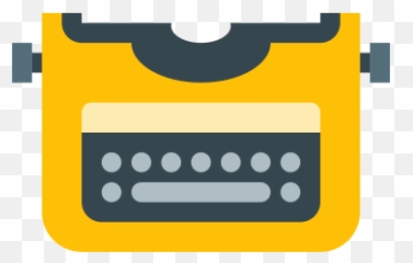 Typewriter Without Paper Icon - Emoji