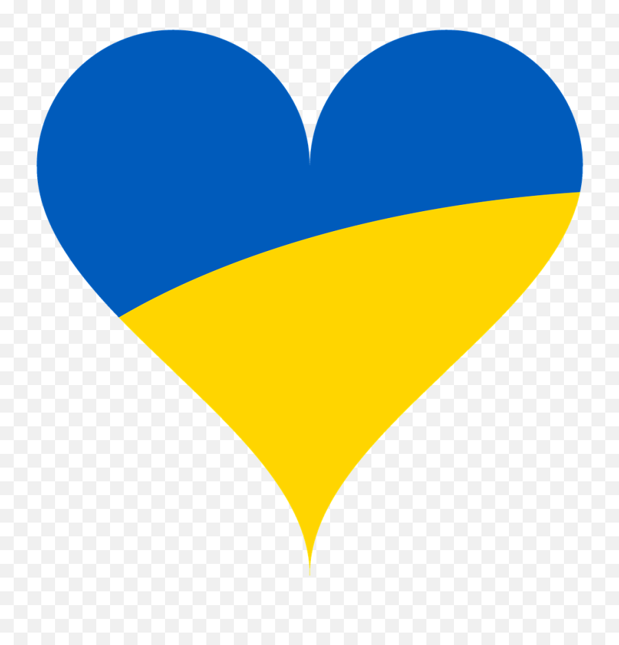 Love Flag Heart National Flag Ukraine - Ukraine Flag Love Emoji,Ukraine Flag Emoji