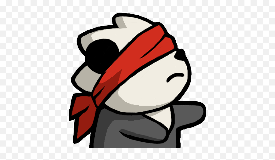 Pandablindfold - Admiral Bahroo Emotes Emoji,Red Panda Emoji