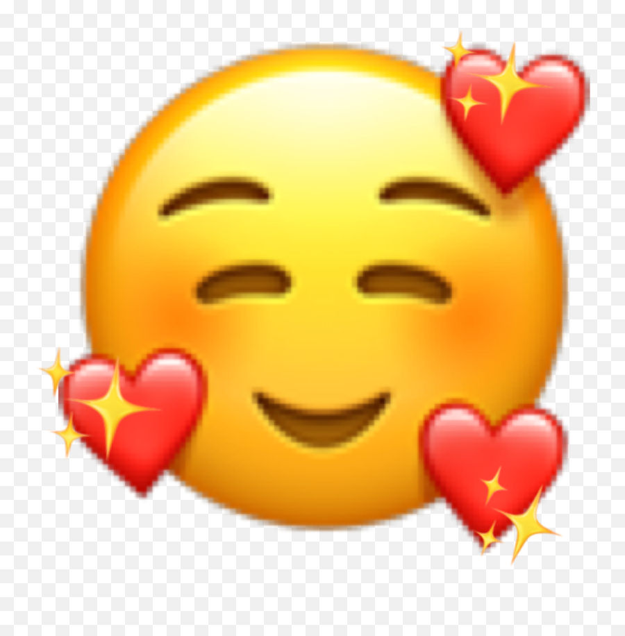 Popular And Trending Awww Stickers - Heart Face Emoji Png,Awww Emoji