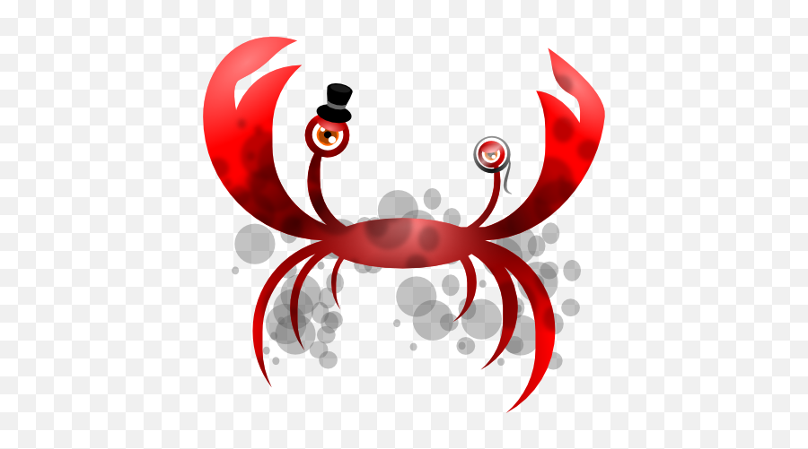 Free Clip Art Images - Evil Crab Emoji,Crab Emoticon