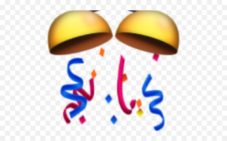 Ball Clipart Confetti - Party Emoji Png,Rugby Ball Emoji