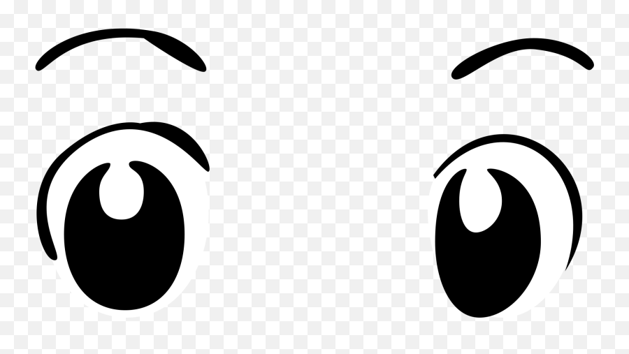 Wide Eyes Clipart - Anime Eyes Png Emoji,Wide Awake Emoji