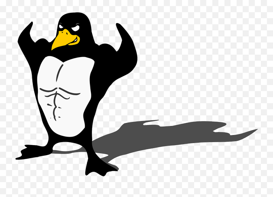 Boost Your Personal Computing - Bodybuilder Penguin Emoji,Thinking Emoji Ms Paint