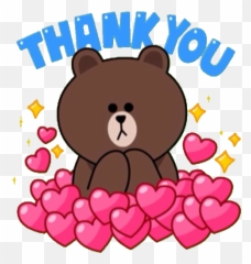 Line Stickers Craze - Thanks You Friends Emoji