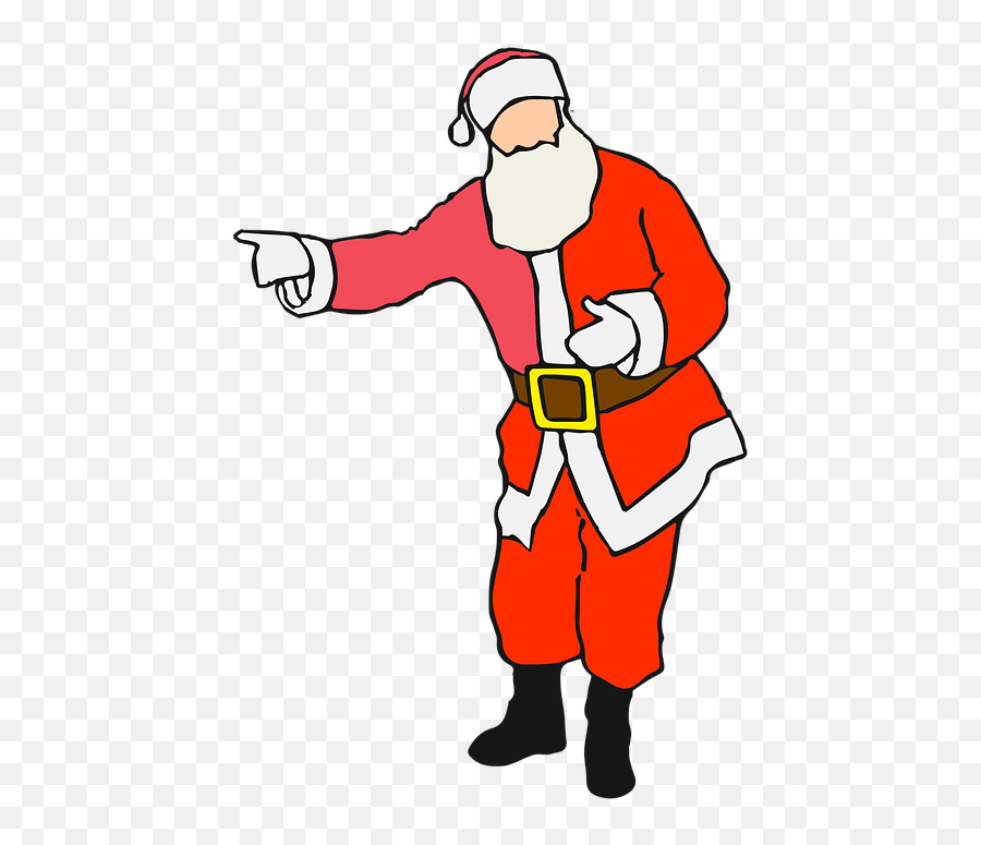 Free Jolly Pirate Images - Santa Claus Señalando Png Emoji,Horseshoe Emoticon