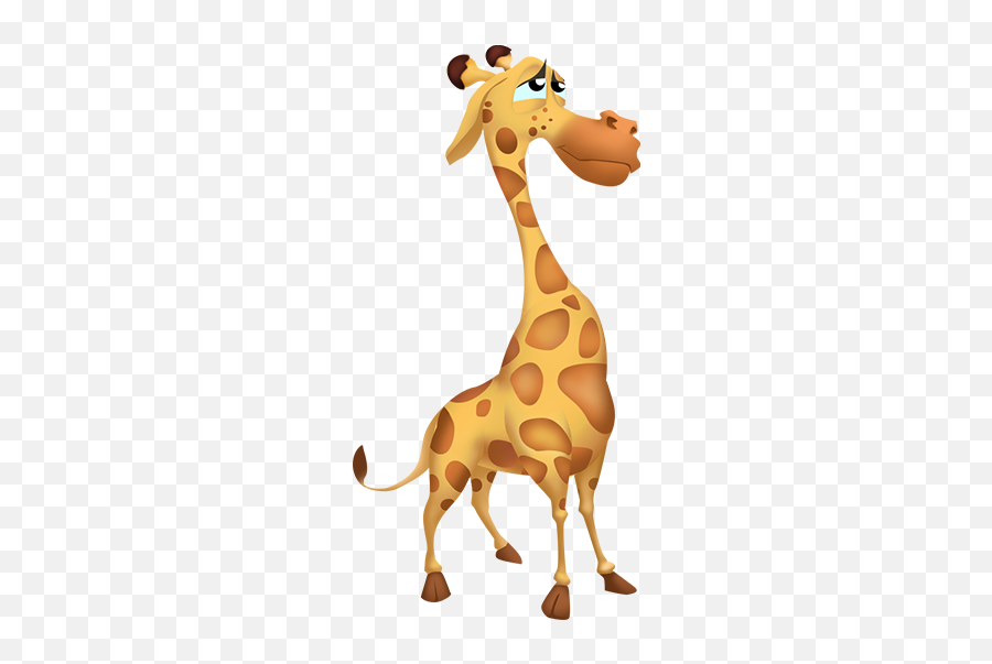 Clipart Giraffe Sad Transparent - Hay Day Animales Emoji,Giraffe Emoji.com