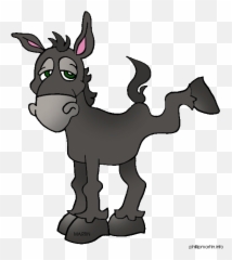 Mule Black And White Transparent Png Clipart Free Download - Free Clip Art Donkey Emoji,Jackass Emoji