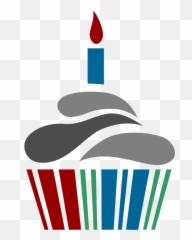 Wikidata Cupcake - Birthday Cake With 2 Candles Emoji