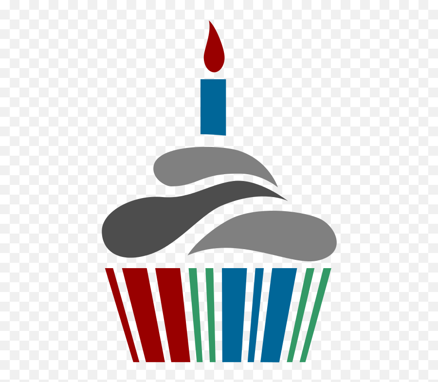 Wikidata Cupcake - Birthday Cake With 2 Candles Emoji,Emoji Cupcake Designs