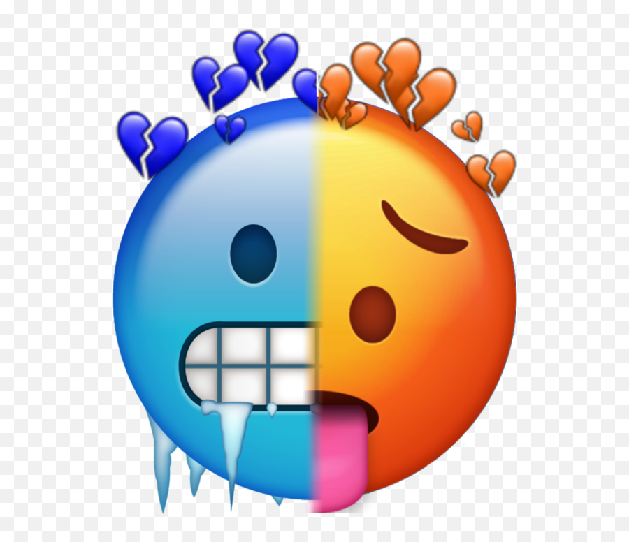 Emojiiphone Emoji Iphone Chaud Froid - Emoji Kalt Und Warm,Emoji Qui
