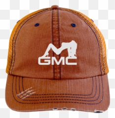 Gmc Mudflap Girl Distressed Cap Hat - Hat Emoji,Emoji Dad Cap