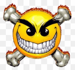 Scary Skulls Animated - Evil Ernie Smiley Face Emoji
