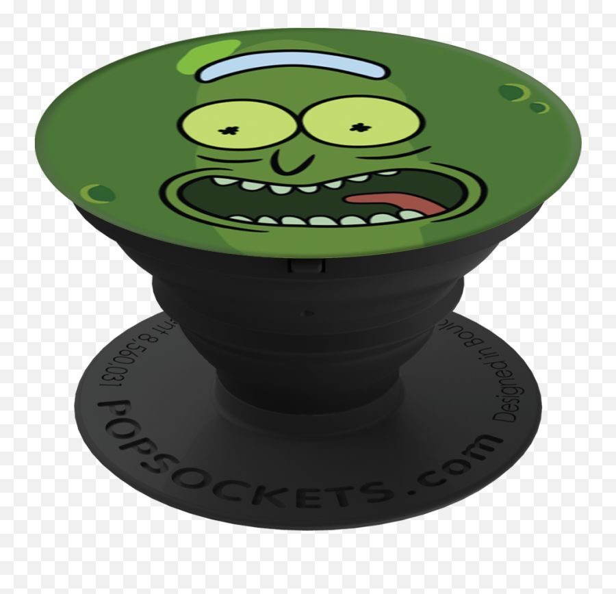 Pickle Rick From Cartoon Networks Rick - Bulbasaur Popsocket Emoji,Pickle Emoji