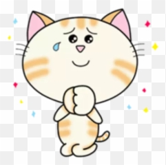 Lucky Cat 1 Stickers For WhatsApp - Cartoon Emoji