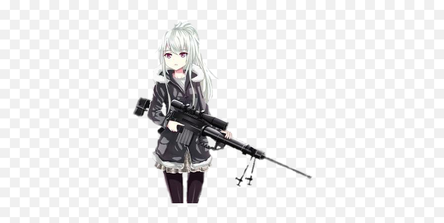 See Cherry Pau Profile And Image - Anime Girl With Sniper Emoji,Sniper Emojis