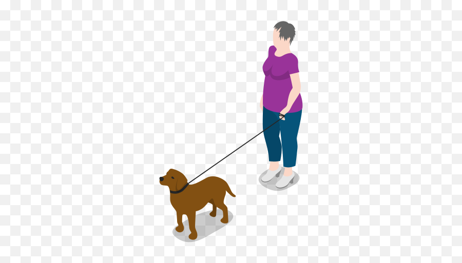 Person Woman Walking Dog Free Icon - People With Dog Icon Emoji,Dog Emoticons