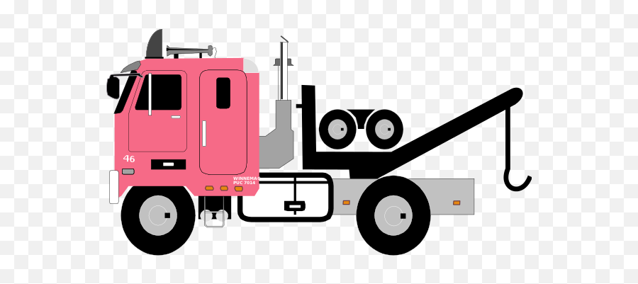 Tow Truck Clipart Png - Big Rig Clip Art Emoji,Tow Truck Emoji