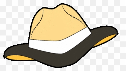 Cowboy Hat Clipart Gif - Clip Art Emoji,Hat Tip Emoji