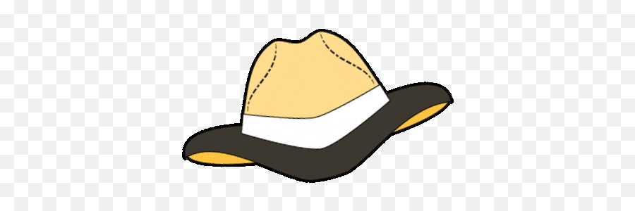 Cowboy Hat Clipart Gif - Clip Art Emoji,Hat Tip Emoji