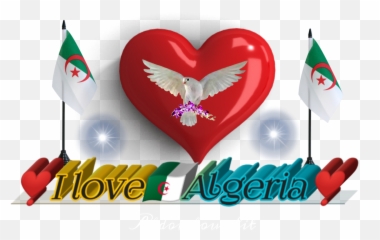 I love Algeria - Sticker by AbdouDz Heart Emoji