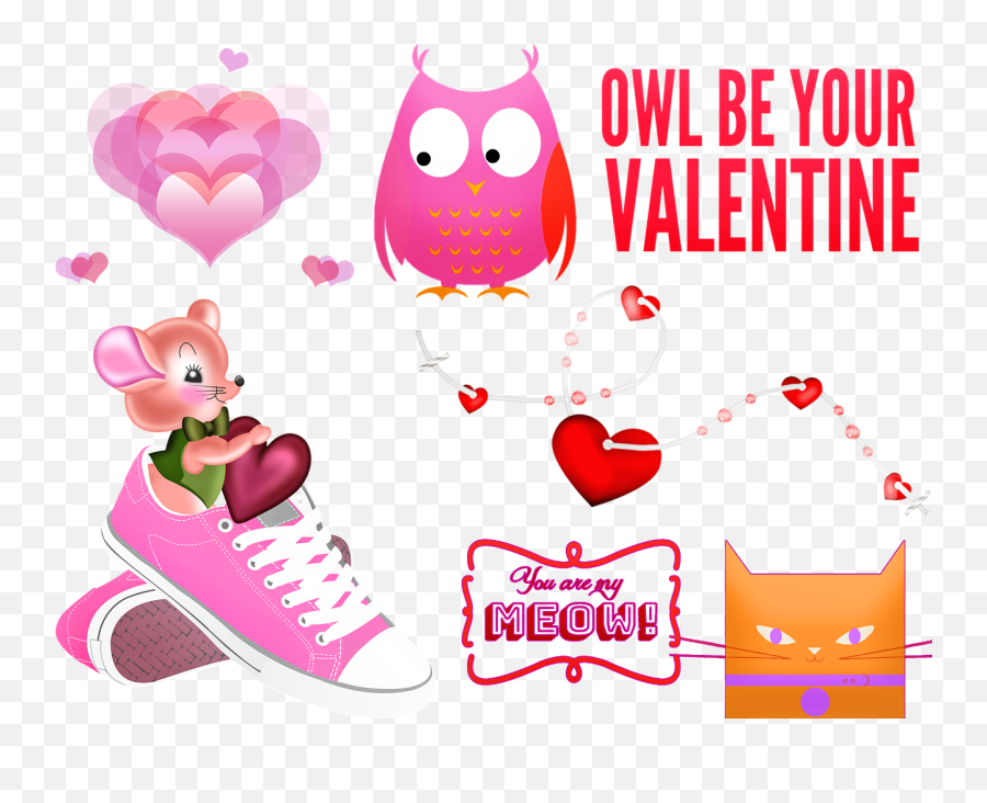 Valentine Clip Art Valentine Banner Valentine Candle Love - Day Emoji,How To Put Emojis On Contacts